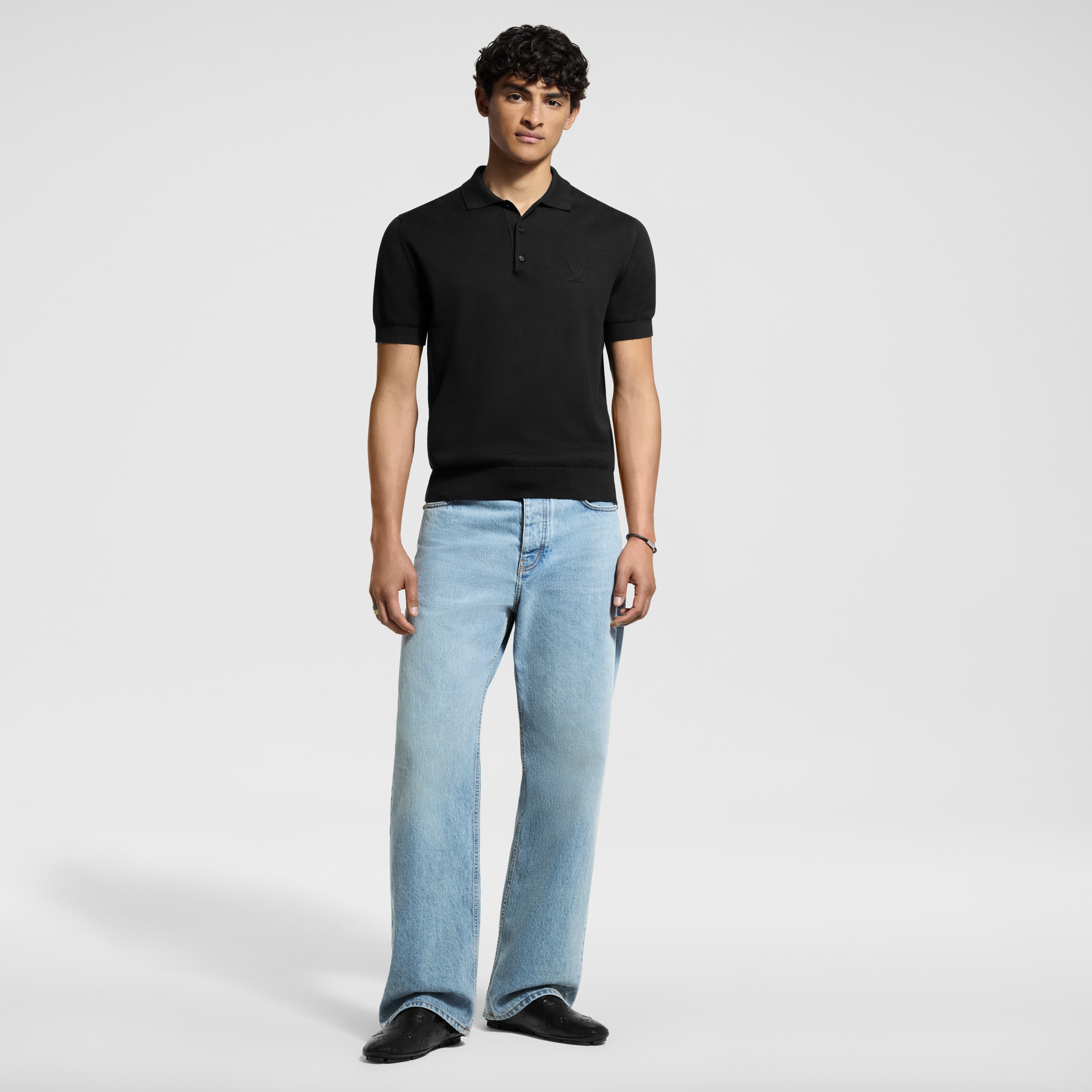 Cashmere And Cotton Blend Short-Sleeved Polo - Ready-to-Wear